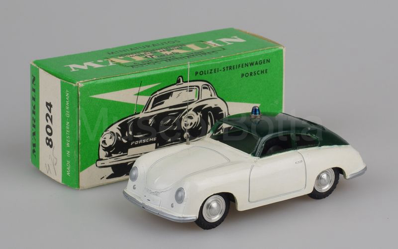 MÄRKLIN (8024) Porsche 356 (T0) coupé 1950 "POLIZEI" verde-bianco