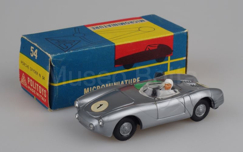 POLITOYS PLASTICA (54) Porsche 550 spyder 1953 argento