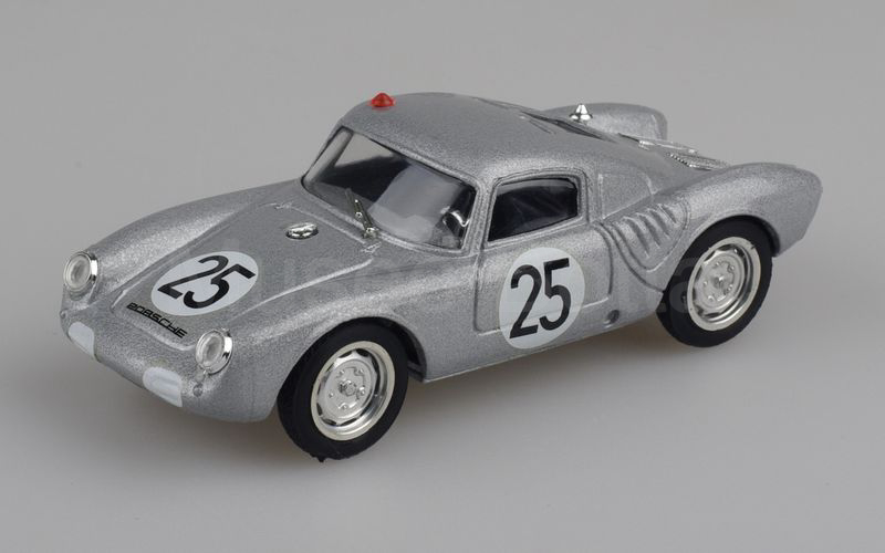 BRUMM (R193) Porsche 550 A coupé 1.500 c.c. Le Mans 1956 n° 25 argento