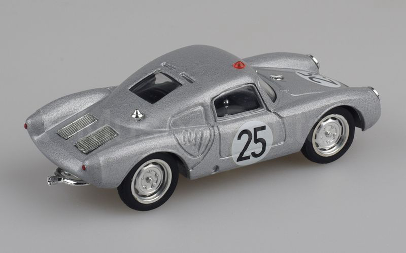 BRUMM (R193) Porsche 550 A coupé 1.500 c.c. Le Mans 1956 n° 25 argento