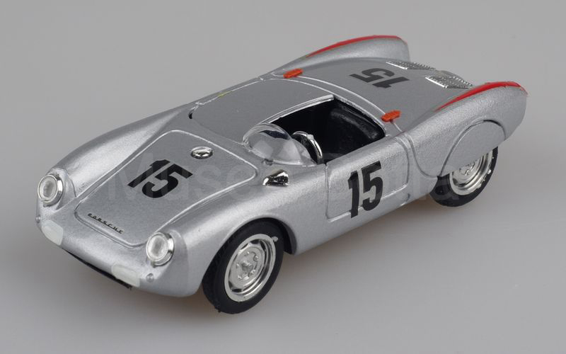 BRUMM (R327) Porsche 550 RS spyder AVUS 1955 n° 15 argento