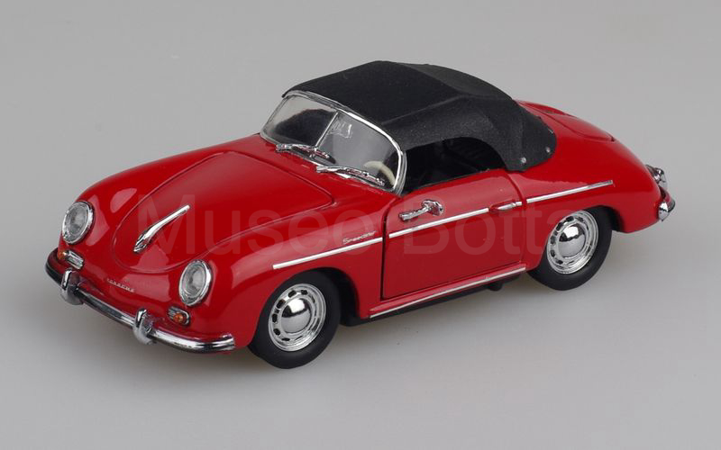 DETAIL CARS (222) Porsche 356 A (T1) Speedster chiuso 1957 rosso