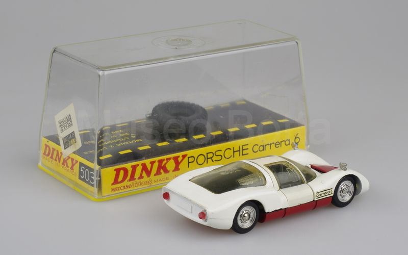 DINKY TOYS FRANCE (503) Porsche 906 coupé 1966 bianco-rosso