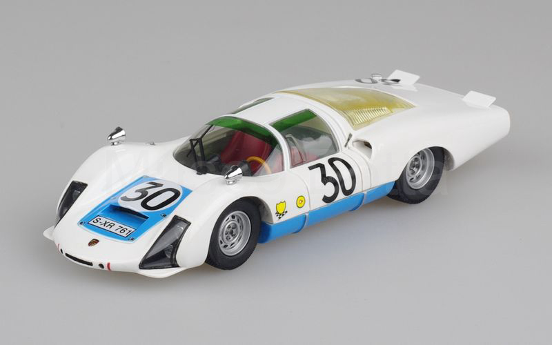 EBBRO (44135) Porsche 906/6 coupé LH (coda lunga) 1966 Le Mans 1966 n° 30 bianco-azzurro