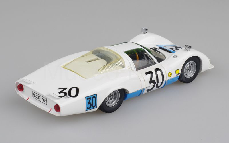 EBBRO (44135) Porsche 906/6 coupé LH (coda lunga) 1966 Le Mans 1966 n° 30 bianco-azzurro