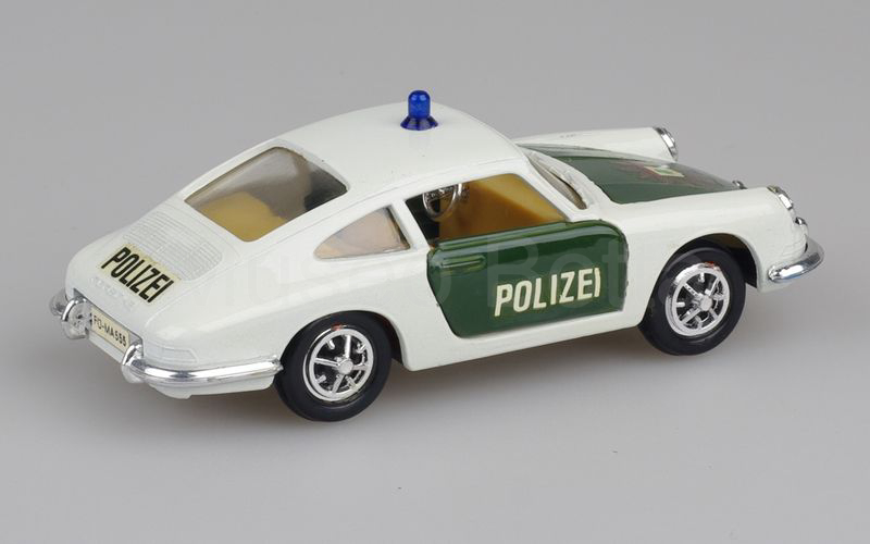 GAMA (9736) Porsche 911 S 2.0 coupé 1966 “POLIZEI” bianco-verde