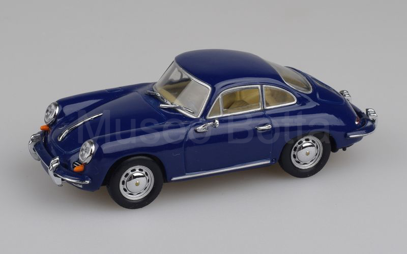 MINICHAMPS (430 062320) Porsche 356 C (T6) coupé 1963 blu scuro