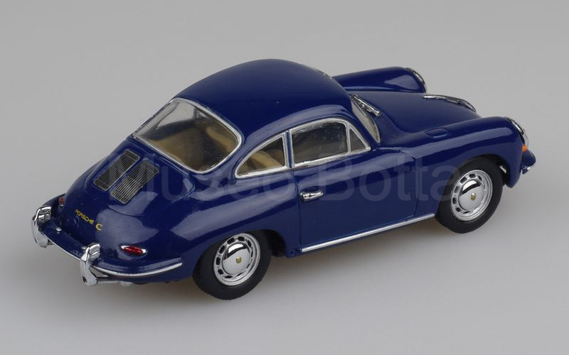 MINICHAMPS (430 062320) Porsche 356 C (T6) coupé 1963 blu scuro