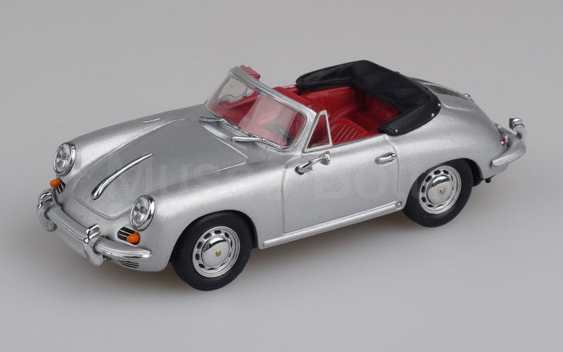 MINICHAMPS (430 062330) Porsche 356 C (T6) cabriolet 1963 argento