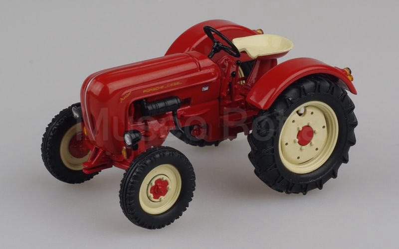 SCHUCO (02611) Porsche Traktor Diesel “Junior” AP 109 1957 rosso mattone