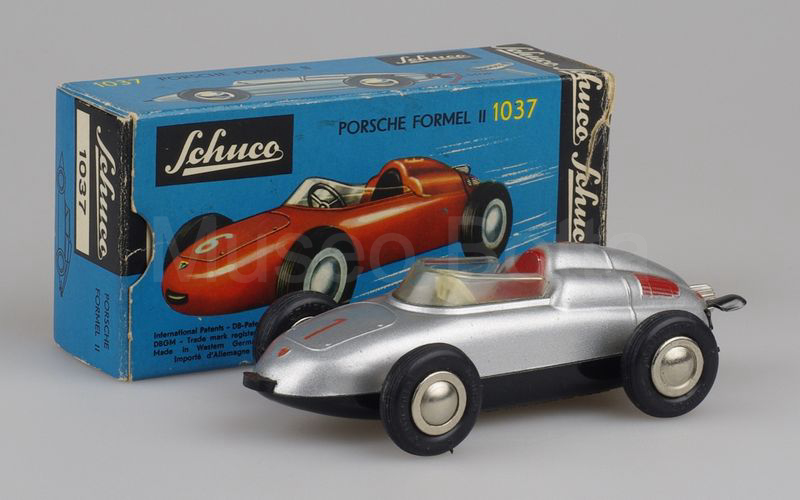 SCHUCO MICRO RACER (1037) Porsche Formula 2 1960 argento