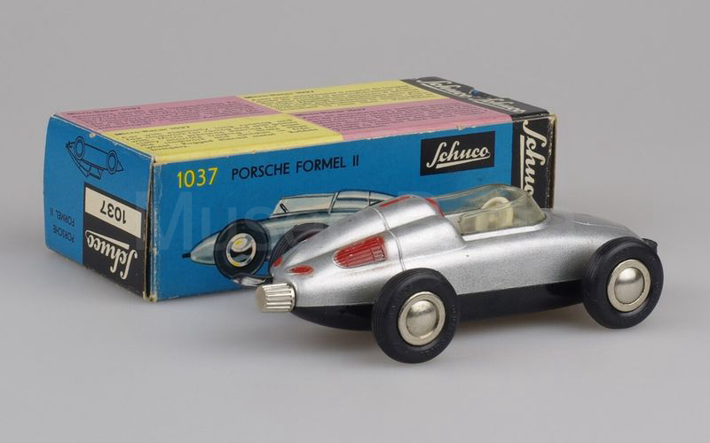 SCHUCO MICRO RACER (1037) Porsche Formula 2 1960 argento