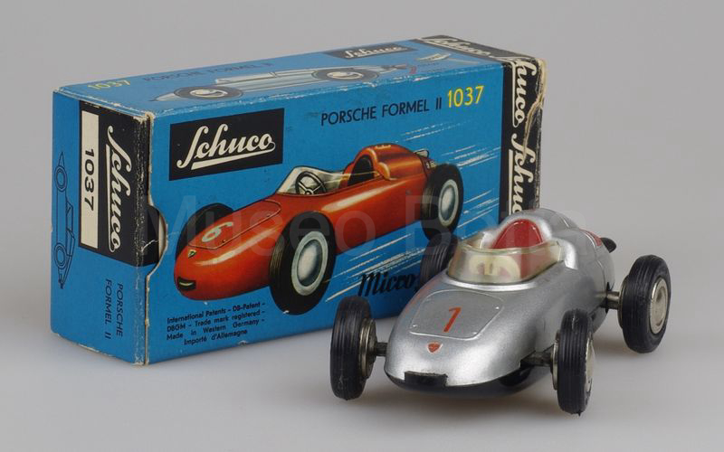 SCHUCO MICRO RACER (1037) Porsche Formula 2 1960 argento