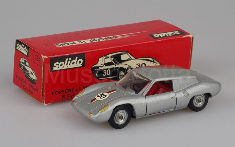 SOLIDO (134-4) Porsche RS61 coupè Le Mans 1961 grigio chiaro metallizzato