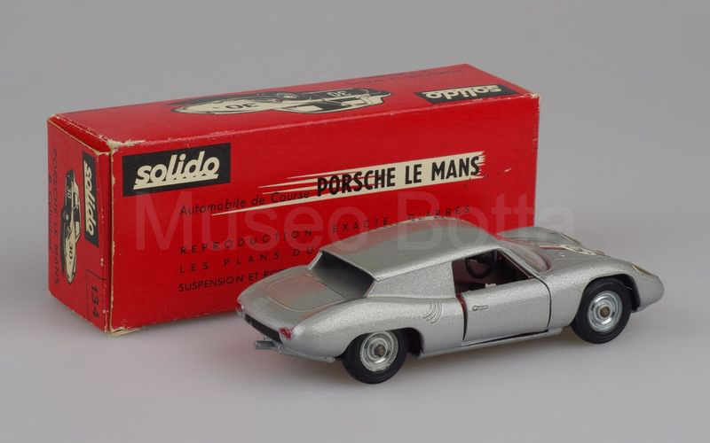 SOLIDO (134-4) Porsche RS61 coupè Le Mans 1961 grigio chiaro metallizzato