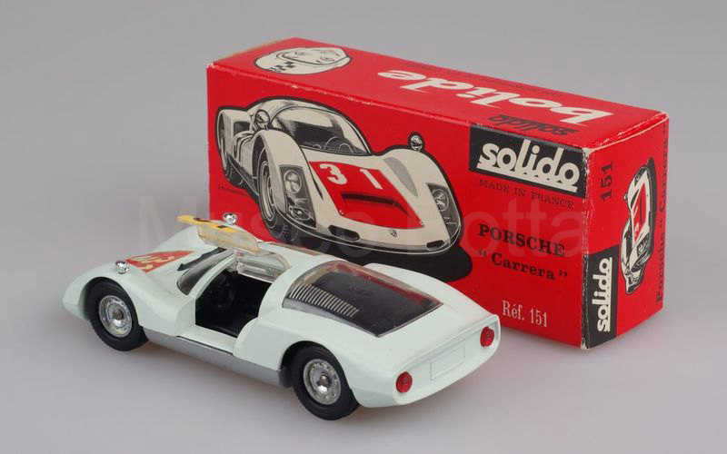 SOLIDO (151-8) Porsche Carrera 906-6 1966 verde chiarissimo-grigio argento