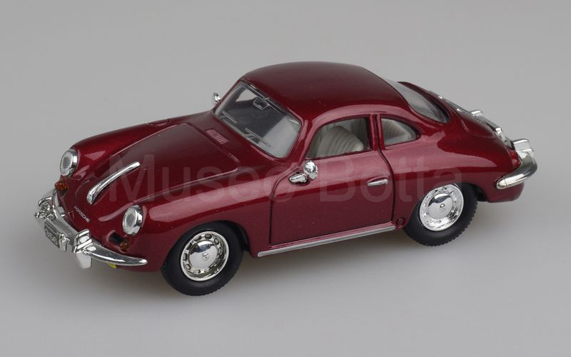 YATMING (94220) Porsche 356 B (T6) Carrera coupé 1962-1963 bordeaux metallizzato