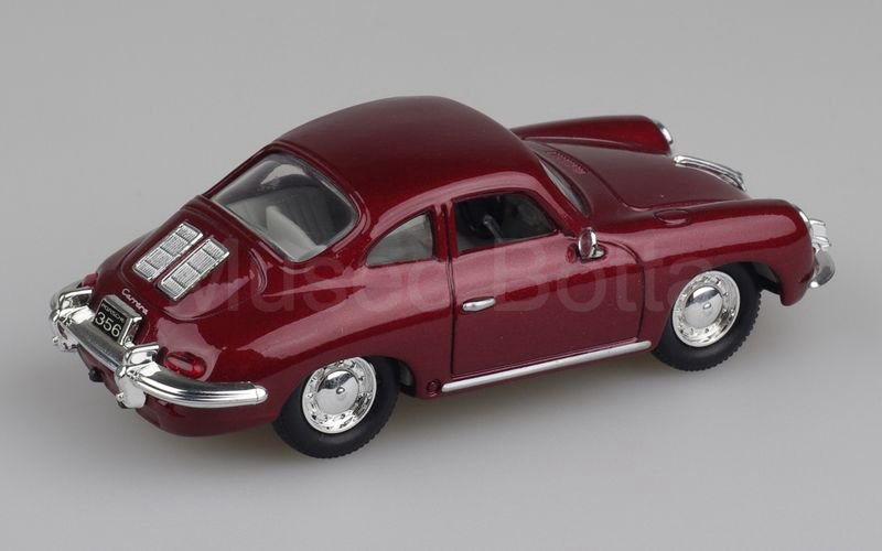 YATMING (94220) Porsche 356 B (T6) Carrera coupé 1962-1963 bordeaux metallizzato