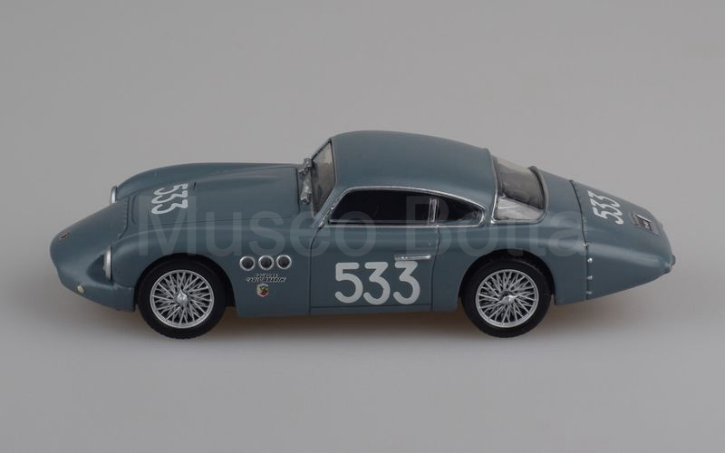 METRO per HACHETTE-ABARTH COLLECTION (vol. 62) Abarth 205 A "aerodinamica" Mille Miglia 1950 n° 533 grigio medio