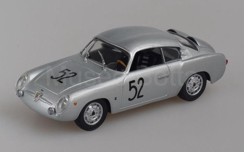 STARLINE MODELS per HACHETTE-1000 MIGLIA (vol. 12) Fiat derivazione Abarth 750 GT Zagato Mille Miglia 1957 n° 52 argento