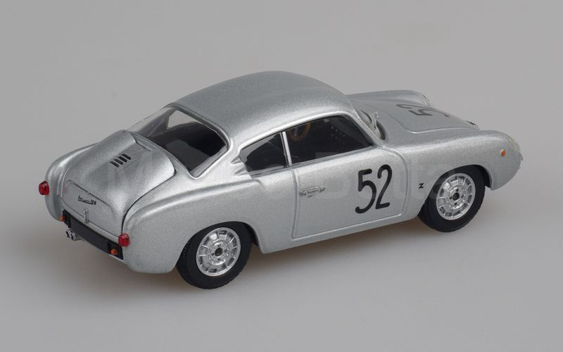 STARLINE MODELS per HACHETTE-1000 MIGLIA (vol. 12) Fiat derivazione Abarth 750 GT Zagato Mille Miglia 1957 n° 52 argento