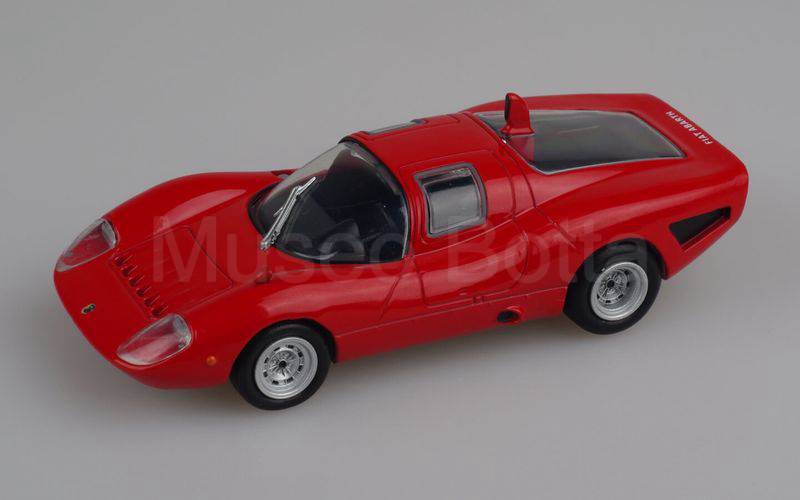 METRO per HACHETTE-ABARTH COLLECTION (vol. 64) Fiat Abarth OT 2000 Sport Coupè Tipo 139 1967 rosso