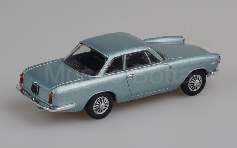 METRO per HACHETTE-ABARTH COLLECTION (vol. 8) Fiat Abarth 2400 coupé Allemano 1961 azzurro chiaro metallizzato