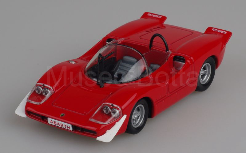 METRO per HACHETTE-ABARTH COLLECTION (vol. 10) Fiat Abarth 2000 Sport Spider tipo SE010 1969 rosso