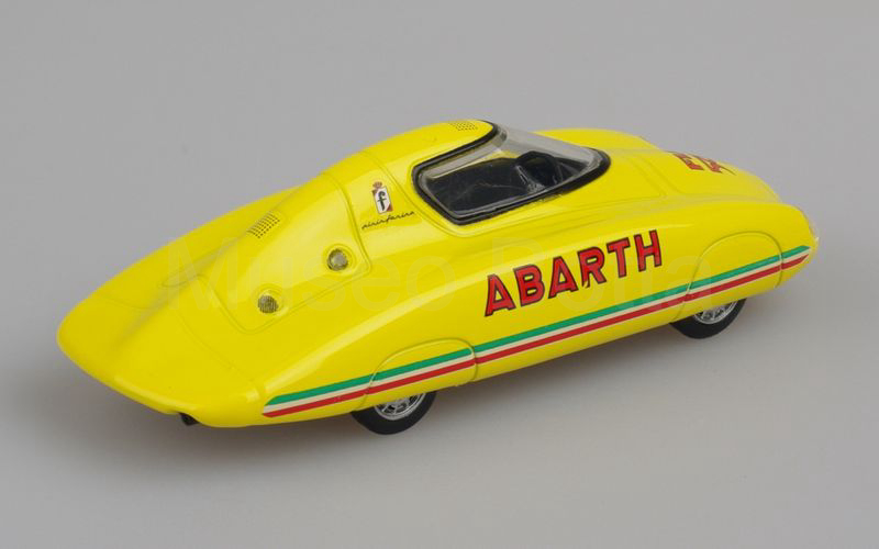 METRO per HACHETTE-ABARTH COLLECTION (vol. 11) Fiat Abarth Nuova 500 Record Pinifarina 1ª versione Monza settembre 1958 giallo