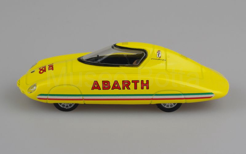 METRO per HACHETTE-ABARTH COLLECTION (vol. 11) Fiat Abarth Nuova 500 Record Pinifarina 1ª versione Monza settembre 1958 giallo