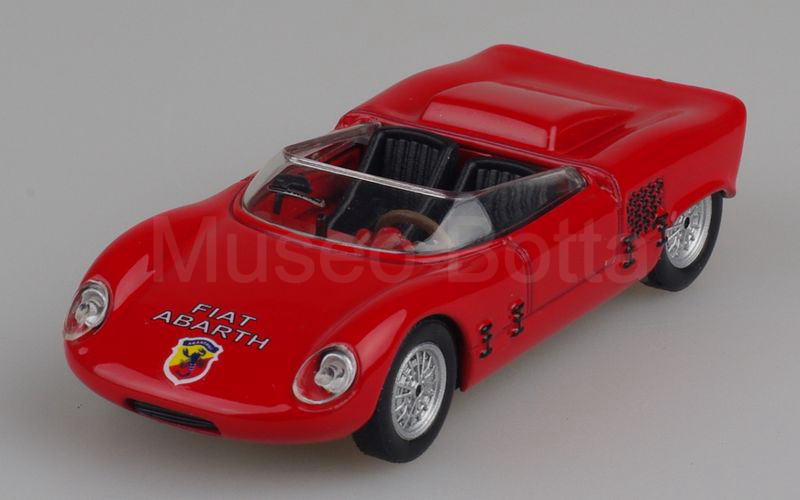 METRO per HACHETTE-ABARTH COLLECTION (vol. 13) Fiat Abarth 1000 Spider Sport 1963 rosso