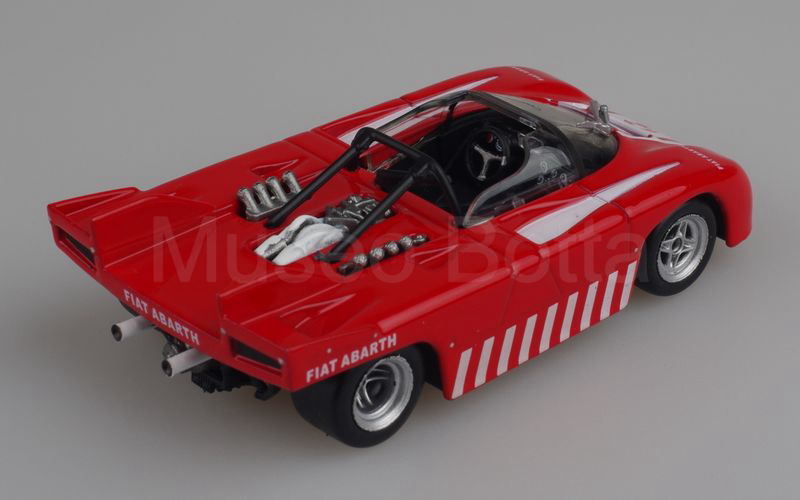 METRO per HACHETTE-ABARTH COLLECTION (vol. 16) Fiat Abarth 3000 Sport Monotipo SE022 1971 rosso