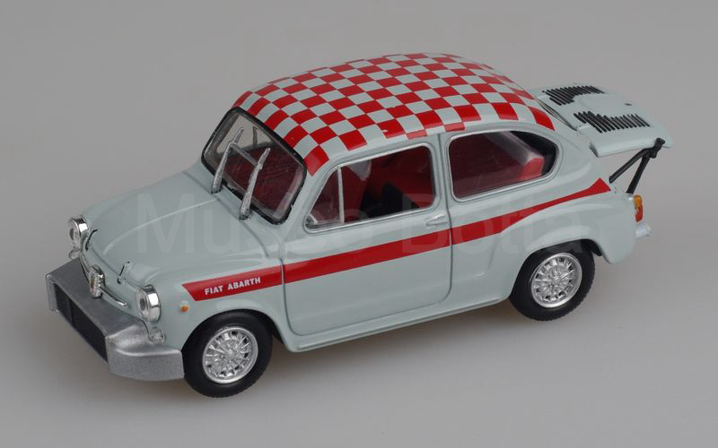 METRO per HACHETTE-ABARTH COLLECTION (vol. 17) Fiat Abarth 1000 berlina corsa GR. 2/67 1967 grigio-rosso