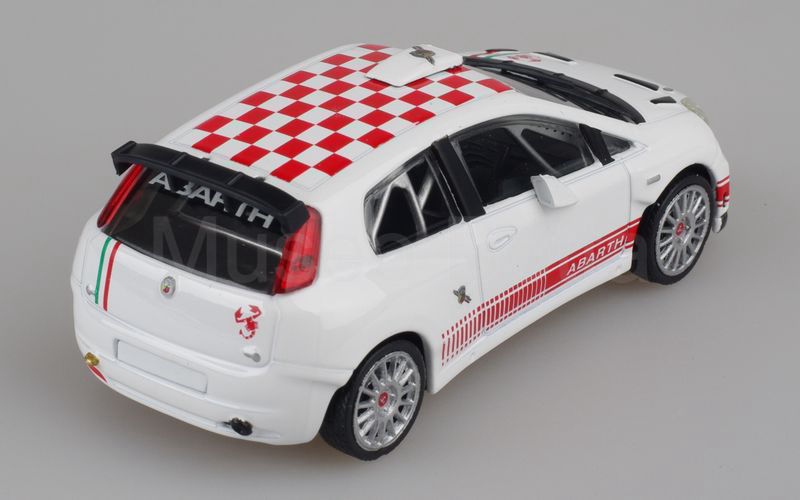 METRO per HACHETTE-ABARTH COLLECTION (vol. 18) Fiat Grande Punto S2000 2006 bianco-rosso