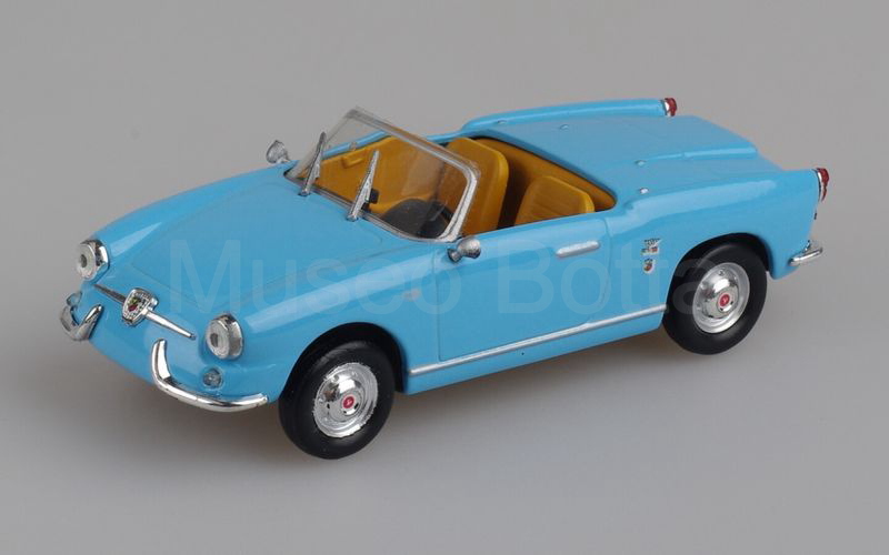 METRO per HACHETTE-ABARTH COLLECTION (vol. 20) Fiat Abarth 750 Spider Allemano 1958 azzurro