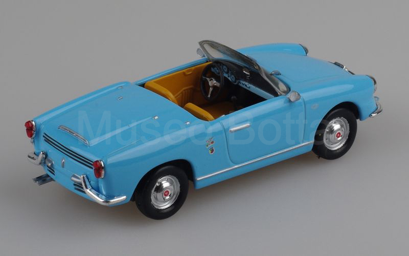 METRO per HACHETTE-ABARTH COLLECTION (vol. 20) Fiat Abarth 750 Spider Allemano 1958 azzurro