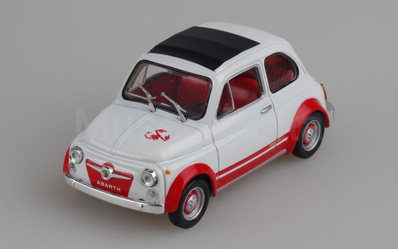 METRO per HACHETTE-ABARTH COLLECTION (vol. 23) Fiat Abarth 595 Competizione 1970 bianco-rosso