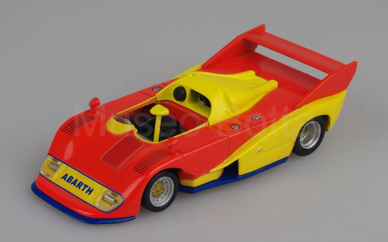 METRO per HACHETTE-ABARTH COLLECTION (vol. 36) Fiat Abarth Sport tipo SE027 1974 giallo-rosso-blu