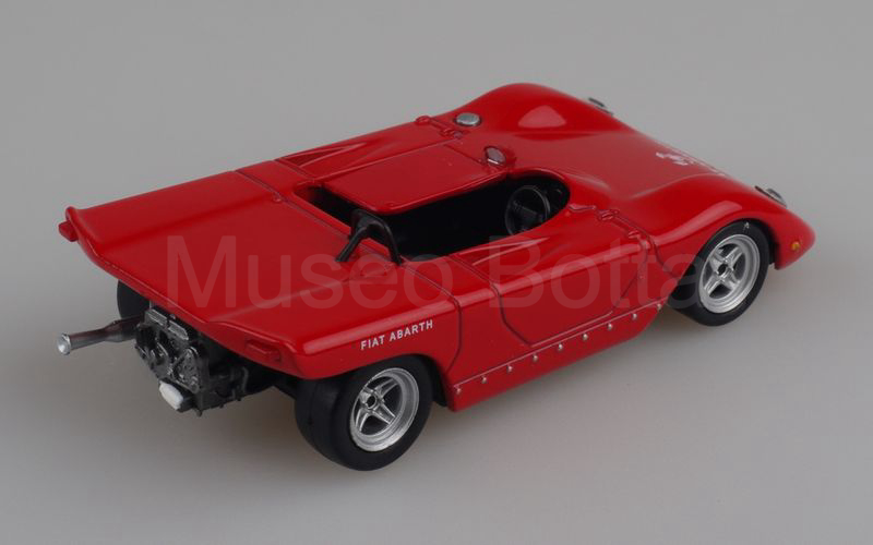 METRO per HACHETTE-ABARTH COLLECTION (vol. 37) Fiat Abarth 1000 Biposto Corsa tipo SE018 1970 rosso