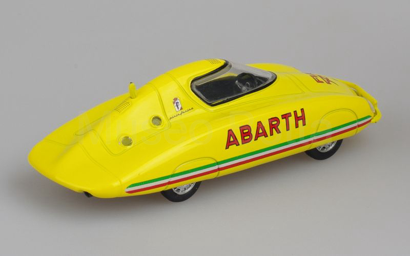 METRO per HACHETTE-ABARTH COLLECTION (vol. 40) Fiat Abarth Nuova 500 Record Pininfarina 2ª versione Monza settembre-ottobre 1958 giallo