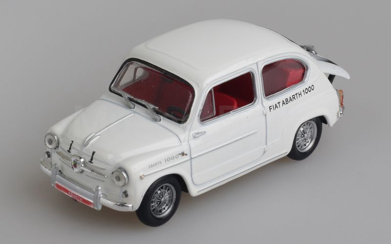 METRO per HACHETTE-ABARTH COLLECTION (vol. 42) Fiat Abarth 1000 berlina Corsa/64 1964 bianco