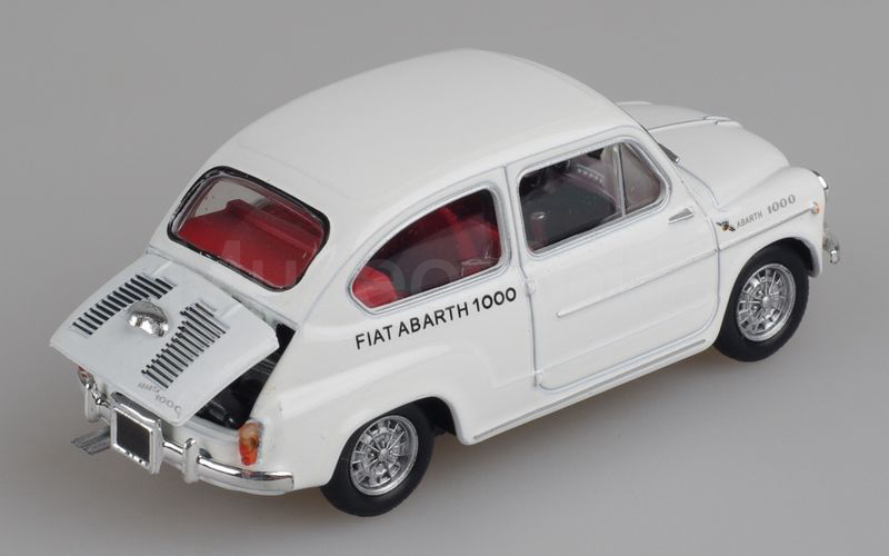 METRO per HACHETTE-ABARTH COLLECTION (vol. 42) Fiat Abarth 1000 berlina Corsa/64 1964 bianco