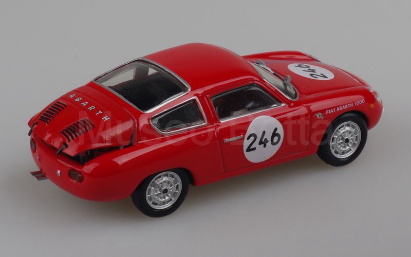 METRO per HACHETTE-ABARTH COLLECTION (vol. 55) Fiat Abarth 1000 Bialbero Bologna-Raticosa 1963 n° 246 rosso