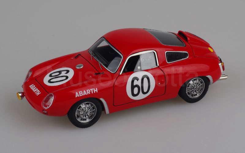 SPARK MODEL (S1333) Fiat Abarth 850 S berlinetta Corna Le Mans 1961 n° 60 rosso