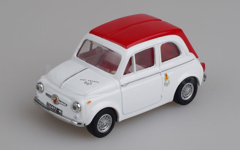 VITESSE (042A) Fiat Abarth 695 tetto rigido 1964 bianco-rosso