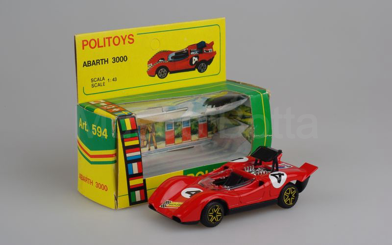 POLITOYS EXPORT (594) Abarth Sport Spider 3000 V8 (SE013) 1968 rosso