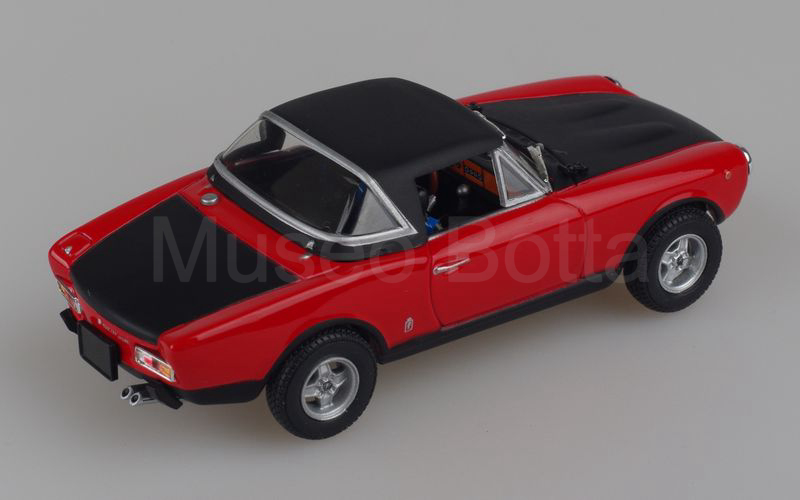 STARLINE MODELS per HACHETTE-FIAT STORY COLLECTION (vol. 12) Fiat 124 Abarth Rally 1972 rosso-nero