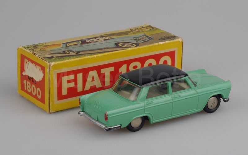 MERCURY 1:48 (2) Fiat 1800 berlina 1959/1961 nero-verde chiaro