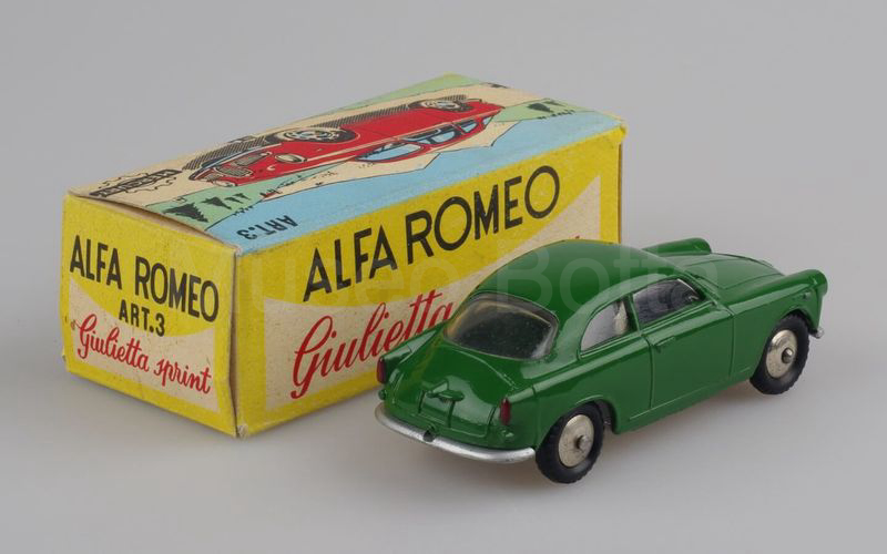 MERCURY 1:48 (3) Alfa Romeo Giulietta Sprint 2ª serie 1958/1964 verde medio