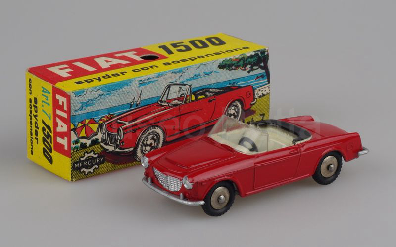 MERCURY 1:48 (7) Fiat 1500 spider 1959/1963 1° tipo rosso